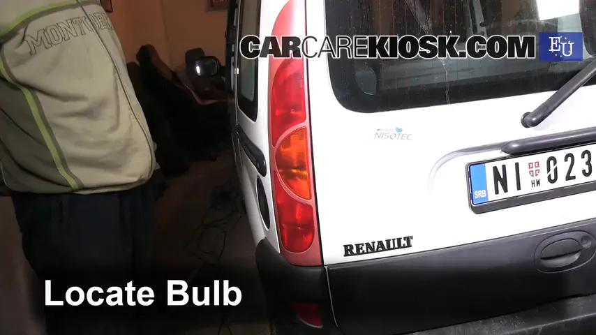 2001 Renault Kangoo Energy 1.4L 4 Cyl. Lights Turn Signal - Rear (replace bulb)